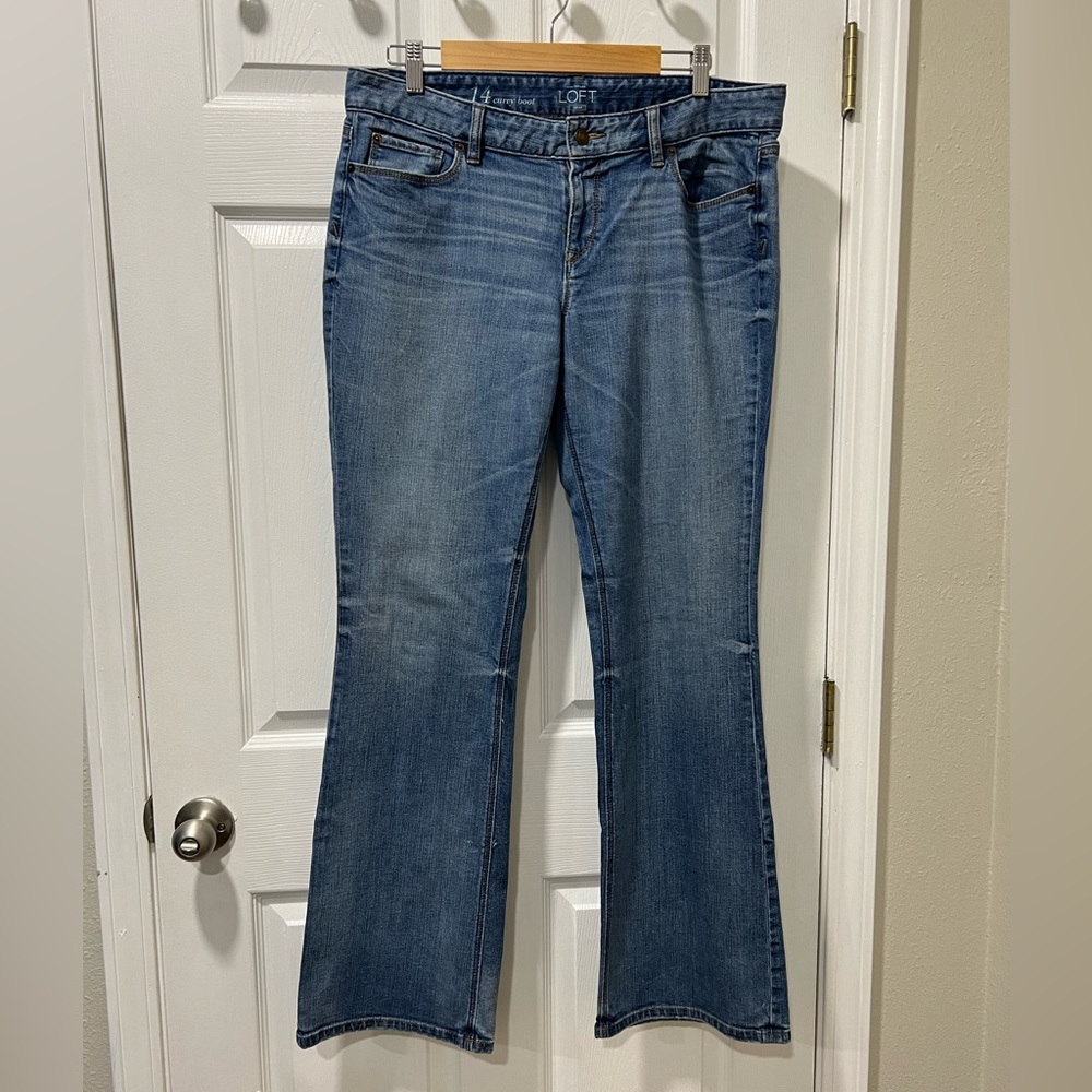 Ann Taylor loft curvy boot jeans